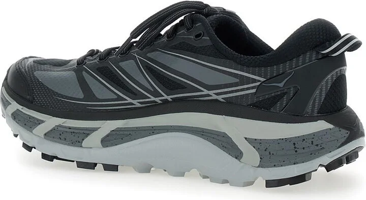 'Mafate Speed 2' Black Low Top Sneakers With Logo Print On The Side In Tech Fabric Unisex - Image 3