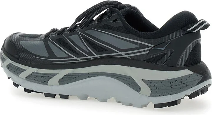 'Mafate Speed 2' Black Low Top Sneakers With Logo Print On The Side In Tech Fabric Unisex - Image 3
