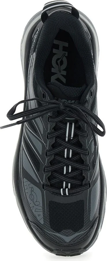 'Mafate Speed 2' Black Low Top Sneakers With Logo Print On The Side In Tech Fabric Unisex - Image 4