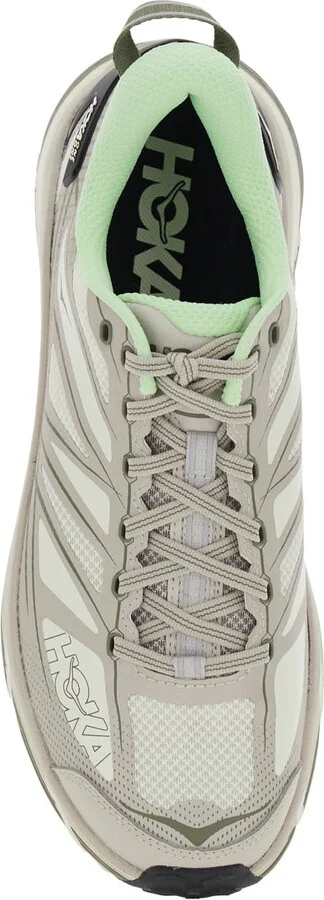 'mafate Speed 2' Grey Low Top Sneakers With Logo Print On The Side In Tech Fabric Unisex - Image 4
