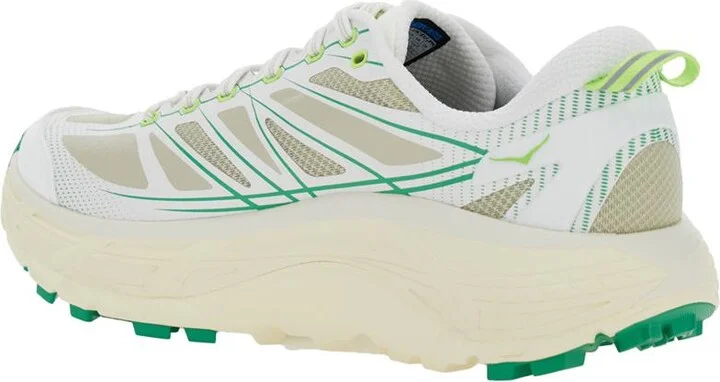 'Mafate Speed 2' White Low Top Sneakers With Logo Patch On The Tongue And Contrasting Pull-Tab At The Heel In Tech Fabric Unisex - Image 3