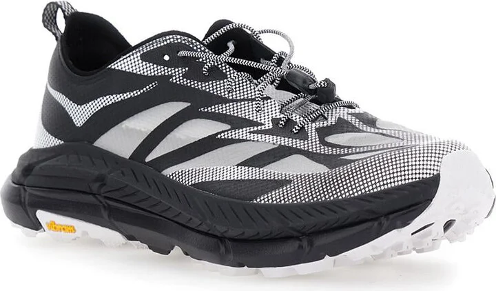 'Mafate Speed 4 Lite' Black Low Top Sneakers With Mesh Panels In Tech Fabric Unisex - Image 2