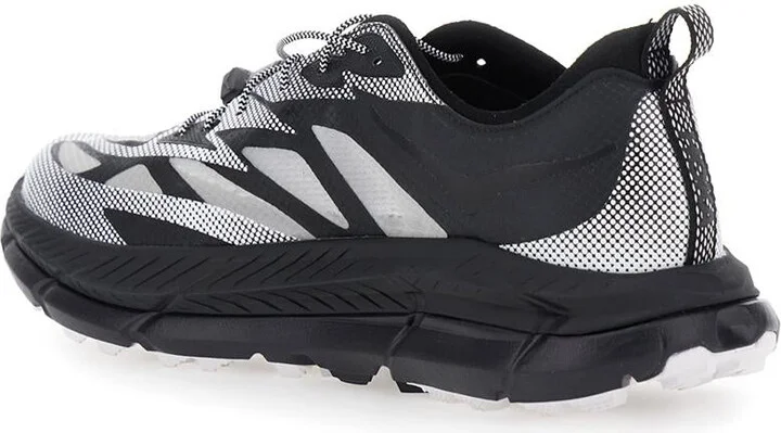 'Mafate Speed 4 Lite' Black Low Top Sneakers With Mesh Panels In Tech Fabric Unisex - Image 3