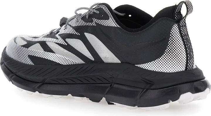 'mafate Speed 4 Lite' Black Low Top Sneakers With Mesh Panels In Tech Fabric Unisex - Image 3