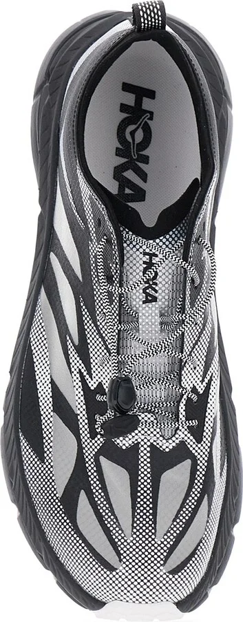 'mafate Speed 4 Lite' Black Low Top Sneakers With Mesh Panels In Tech Fabric Unisex - Image 4