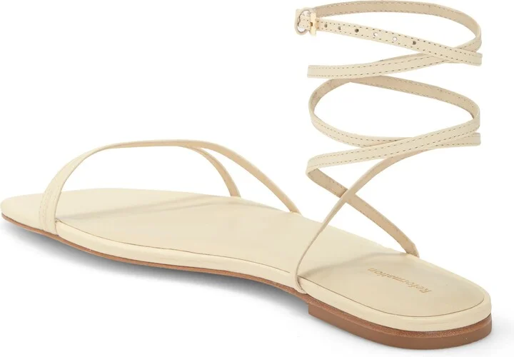 Magalie Ankle Tie Flat Sandal - Image 2