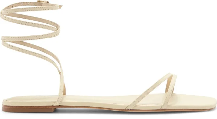 Magalie Ankle Tie Flat Sandal - Image 3