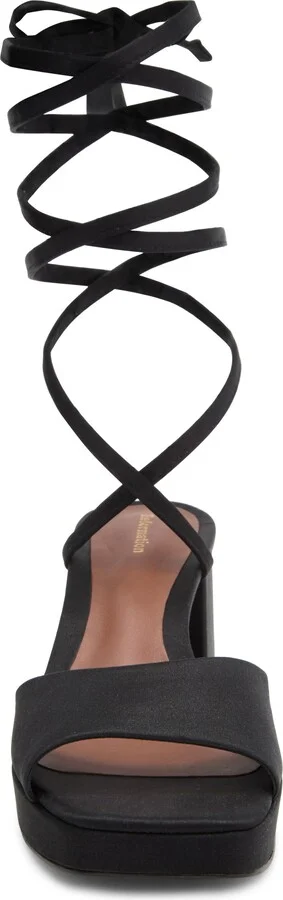 Magda Ankle Tie Platform Sandal - Image 3