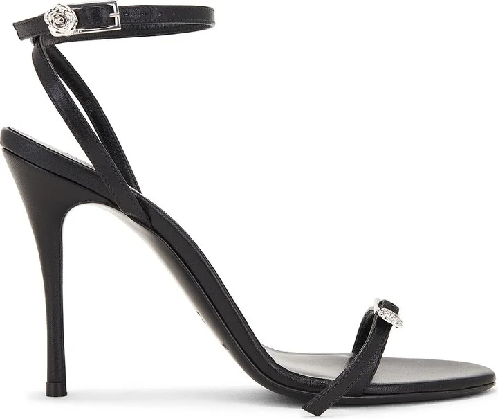 Magda Butrym Ankle Strap Sandal in Black
