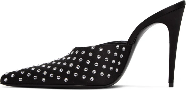 Magda Butrym Black Crystal Heels - Image 3