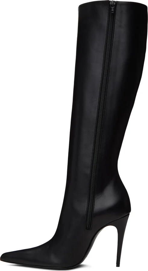 Magda Butrym Black Pointed Boots - Image 3