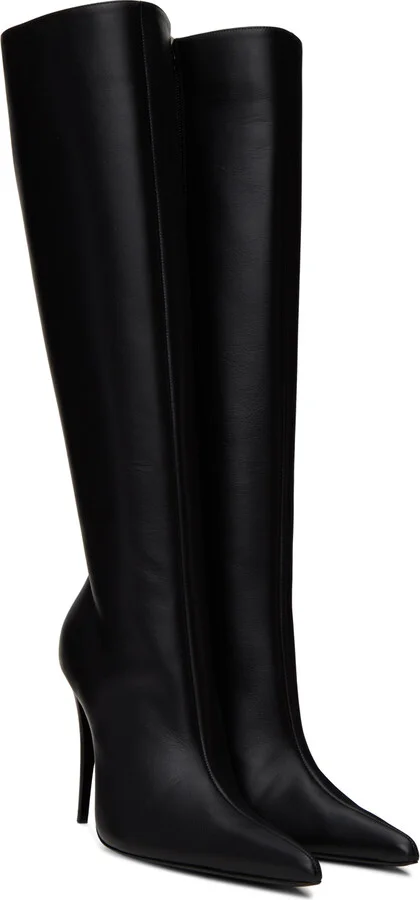 Magda Butrym Black Pointed Boots - Image 4