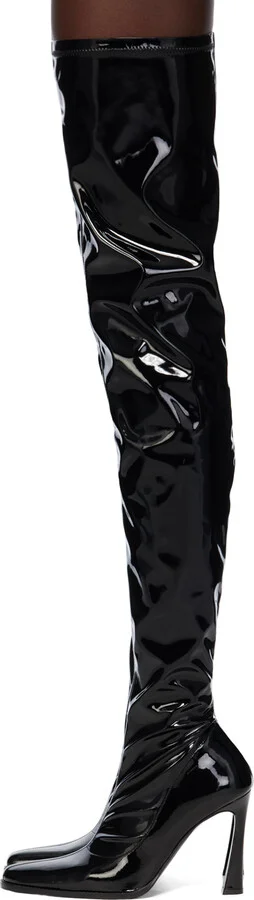 Magda Butrym Black Retro Tall Boots - Image 3
