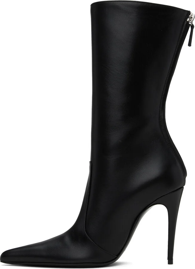 Magda Butrym Black Sharp Boots - Image 3