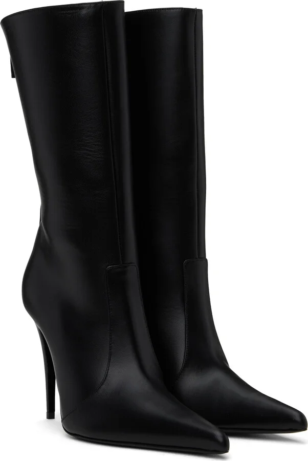 Magda Butrym Black Sharp Boots - Image 4