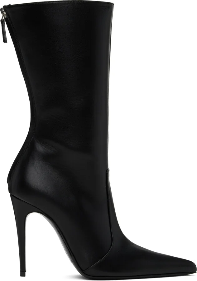 Magda Butrym Black Sharp Boots