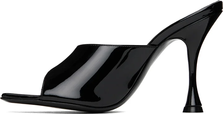 Magda Butrym Black Square Toe Mules - Image 3