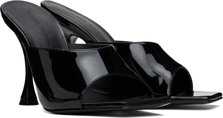 Magda Butrym Black Square Toe Mules - Image 4
