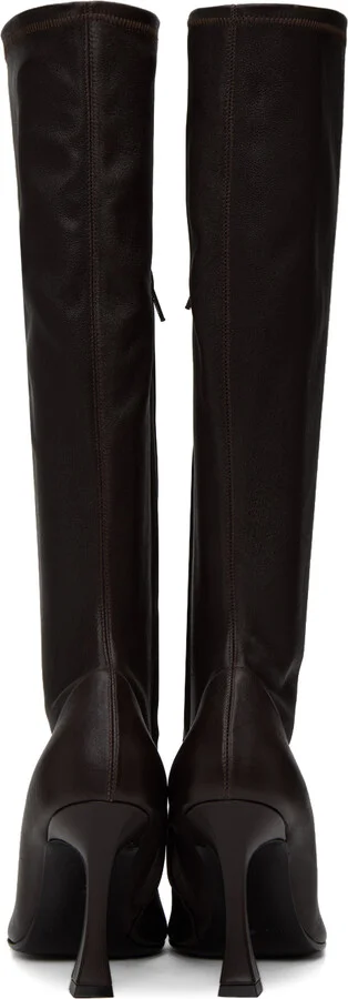 Magda Butrym Brown Sock Boots - Image 2