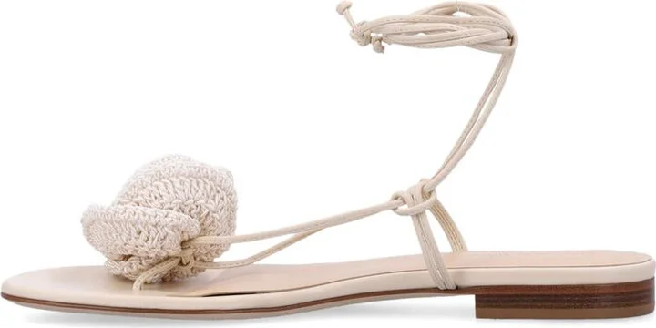 Magda Butrym Crochet Flower Sandal - Image 3