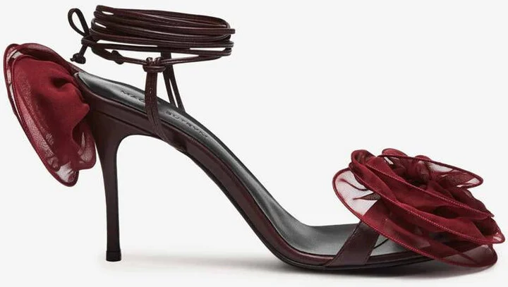 Magda Butrym Double Flower Sandals