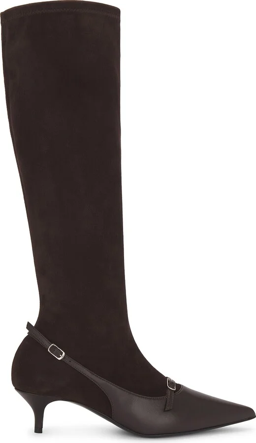 Magda Butrym Knee High Boots in Brown