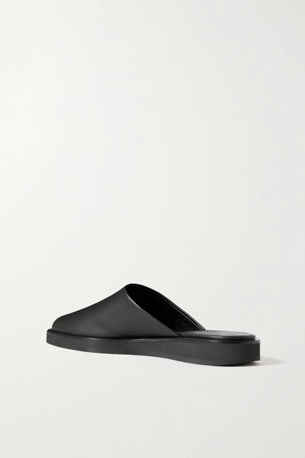 Magda Butrym - Leather Mules - Black - Image 3