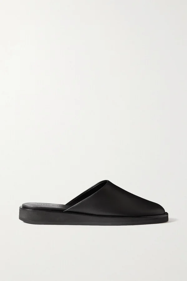 Magda Butrym - Leather Mules - Black