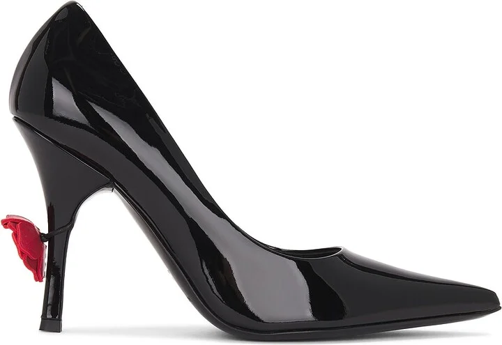 Magda Butrym Leather Pump in Black