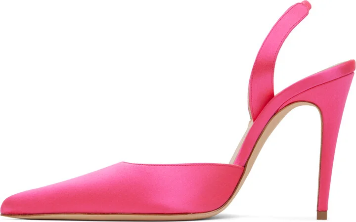 Magda Butrym Pink Pointed Heels - Image 3