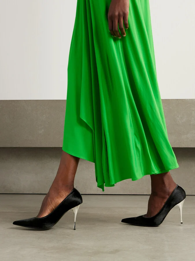 Magda Butrym - Pony Hair Pumps - Black - Image 2