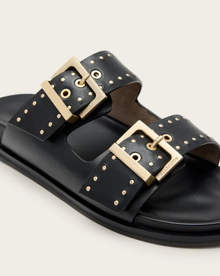 Magda Studded Leather Sandals - Image 5