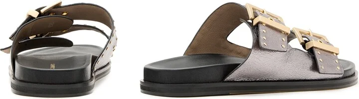 Magda Two Strap Stud Sandal - Image 2