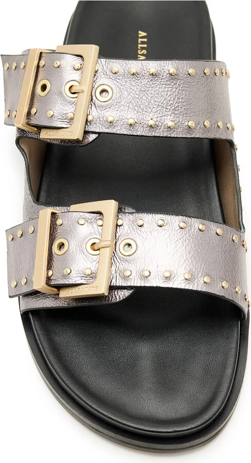 Magda Two Strap Stud Sandal - Image 4