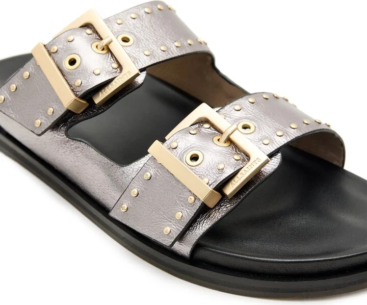 Magda Two Strap Stud Sandal - Image 5