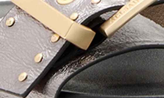 Magda Two Strap Stud Sandal - Image 6