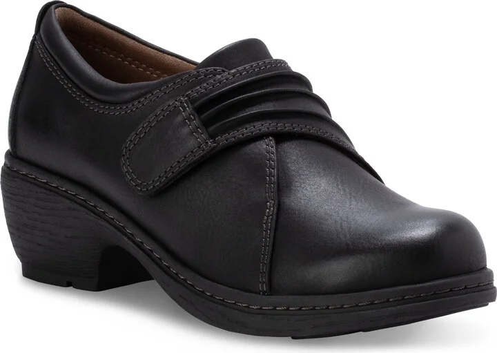 Maggie Gathered Heeled Loafer