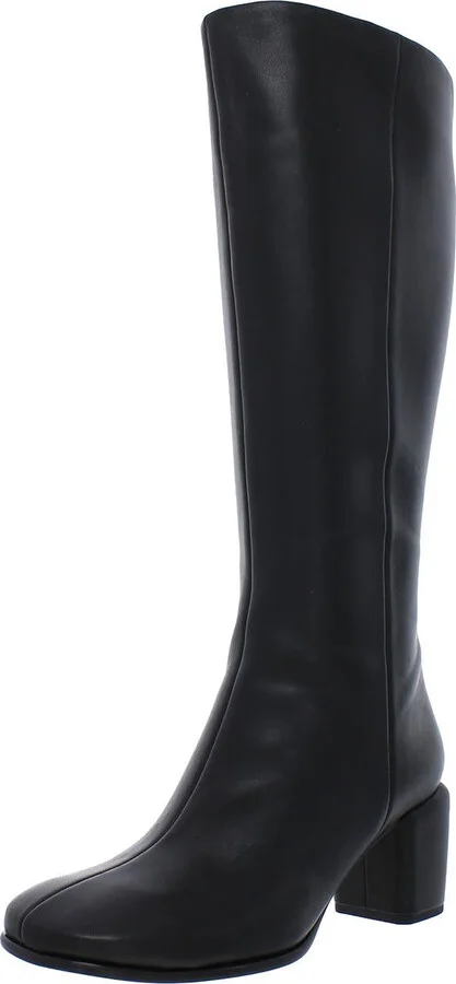 Maggie Womens Zipper Wide Calf Knee-High Boots