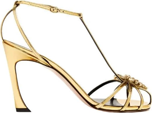 Maggio 85 Gold Sandals