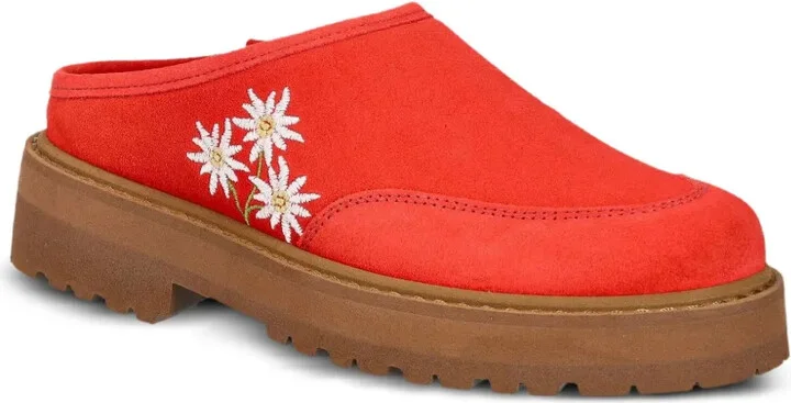 Maggiore Stella Alpina embroidered platform mules - Image 2