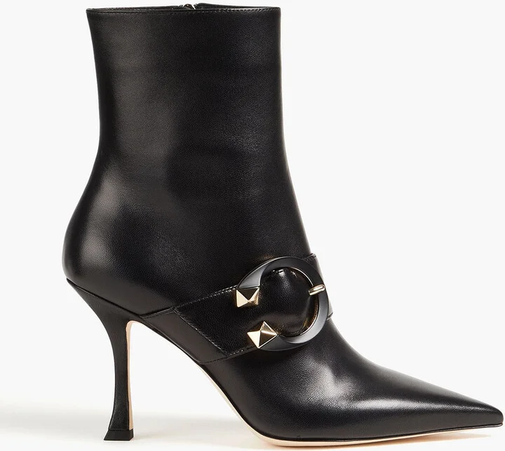 Magik 90 buckled leather ankle boots