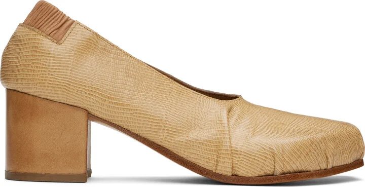 Magliano Beige Kola Guantino Lizard Heels