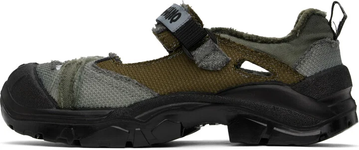 Magliano Gray & Khaki U-Power Scandy Sneakers - Image 3