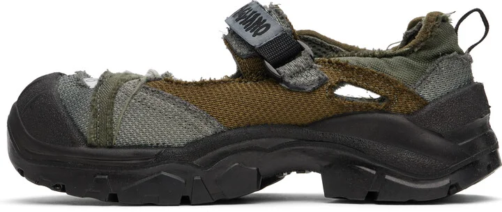 Magliano Gray & Khaki U-Power Scandy Sneakers - Image 3