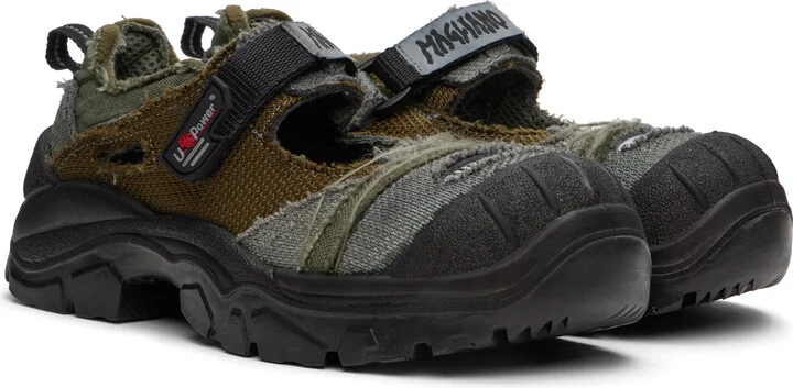 Magliano Gray & Khaki U-Power Scandy Sneakers - Image 4