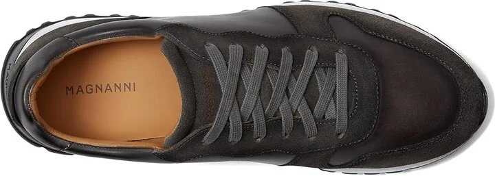 Magnanni Apoyo Men's Shoes Grey Suede : 8 M, Leather - Image 2
