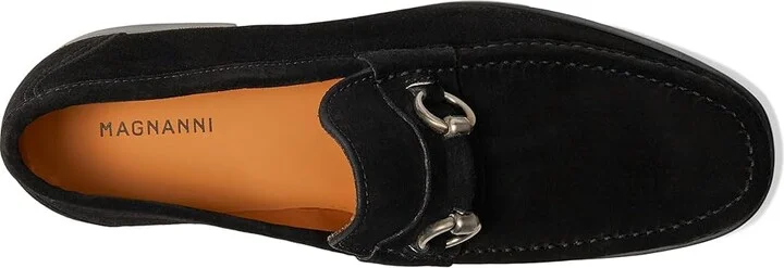 Magnanni Blas II Men's Slip on Shoes Black Suede : 11 M, Leather - Image 2