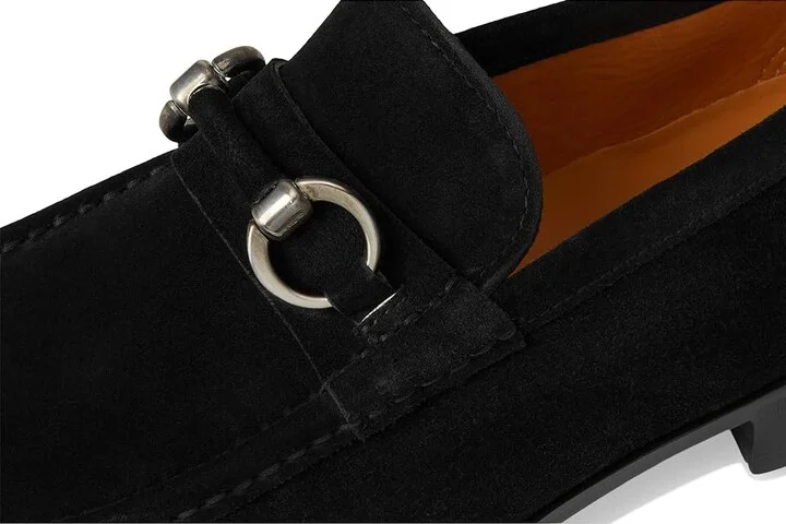 Magnanni Blas II Men's Slip on Shoes Black Suede : 11 M, Leather - Image 7