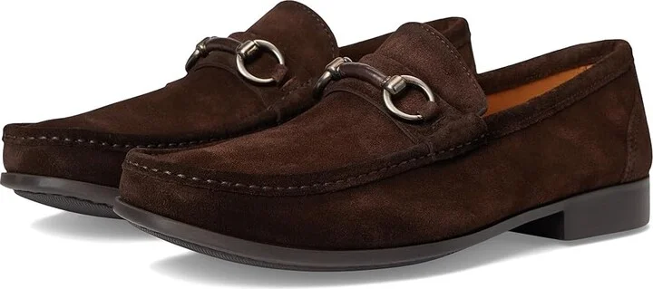 Magnanni Blas II Men's Slip on Shoes Mid Brown : 7.5 M, Leather