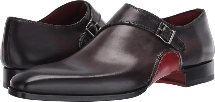 Magnanni Carrera Men's Shoes Grey : 7.5 M, Leather